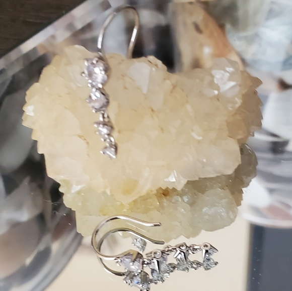 NWT Nadri Silverstone Dangle Earrings - Picture 3 of 3